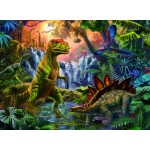 100 pc Ravensburger Puzzle - Dinosaurs Oasis XXL Pieces